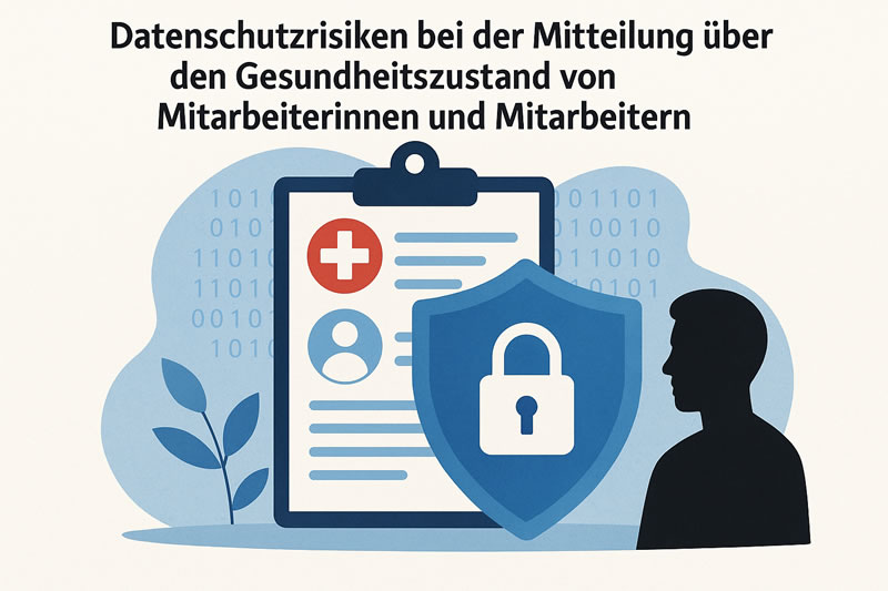 Datenschutzrisiken bei der Mitteilung über den Gesundheitszustand von Mitarbeiterinnen und Mitarbeiter